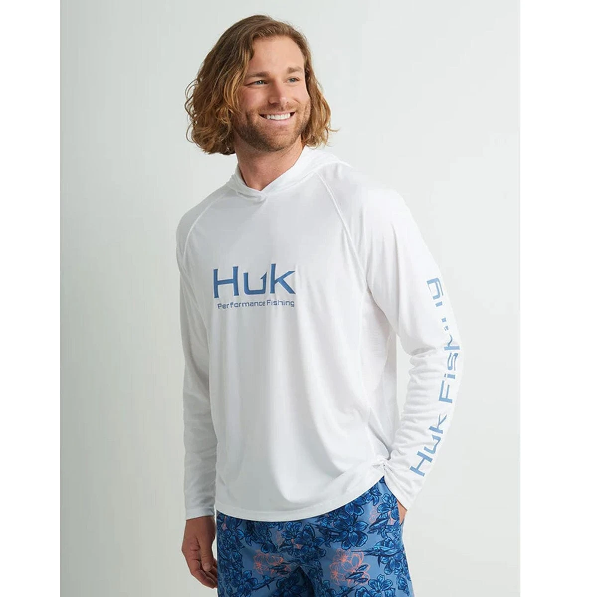 HUK Men's Pursuit Long Sleeve Hoodie 1 HUK Men's Pursuit Long Sleeve Hoodie