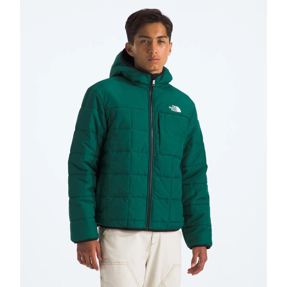 The North Face Boys' Reversible Shasta Full Zip Hooded Jacket 1 The North Face Boys' Reversible Shasta Full Zip Hooded Jacket