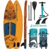Spinera Ultra-Light 10.6 Inflatable SUP – Teal and Grey ULT Performance Travel Board
