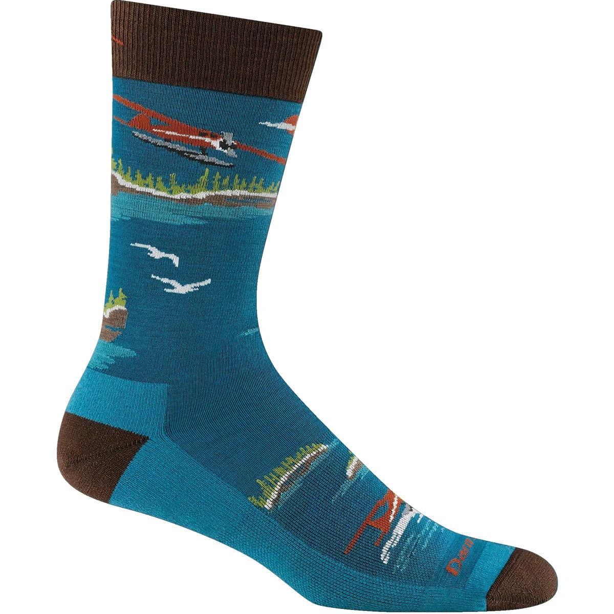 Darn Tough Men's Float Boat Crew Lightweight With Cushion Socks 1 Darn Tough Men's Float Boat Crew Lightweight With Cushion Socks