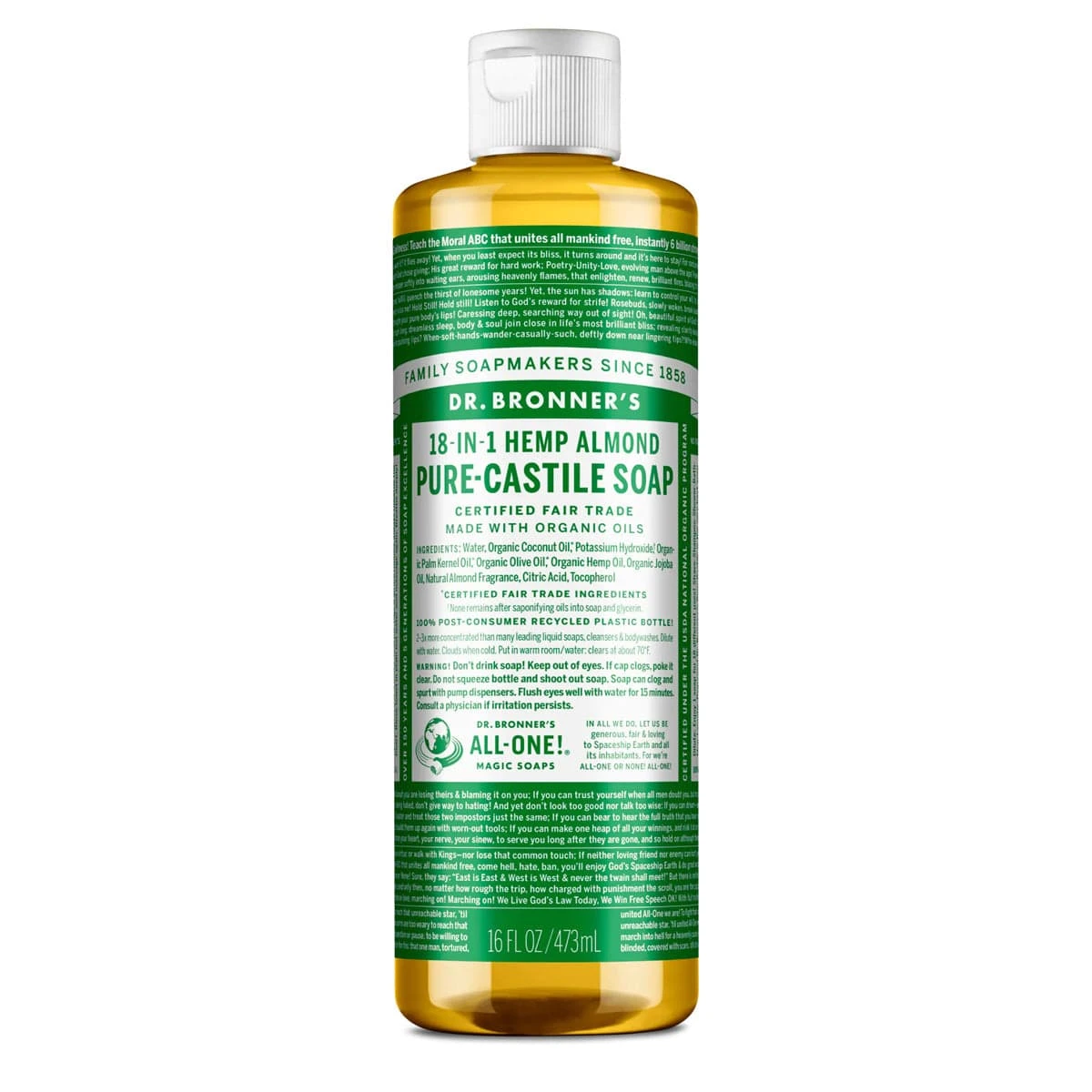 Dr. Bronner's Castile Liquid Soap 8 Dr. Bronner's Castile Liquid Soap - Image 8