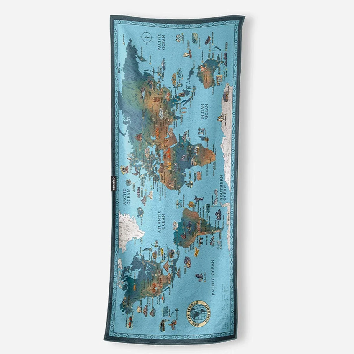 Nomadix Original Towel World Map 1 Nomadix Original Towel World Map