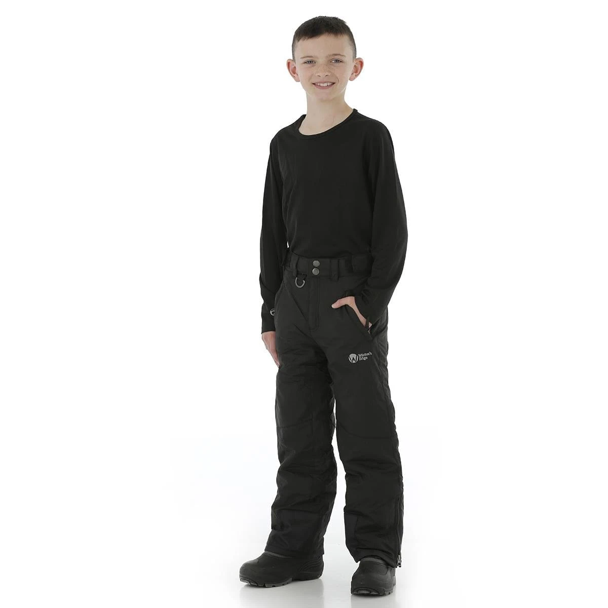 Winter's Edge Avalanche Youth Snow Pants β Water-Resistant Insulated Winter Trousers 1 Winter's Edge Avalanche Youth Snow Pants β Water-Resistant Insulated Winter Trousers