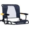 GCI Outdoor Stadium Rock-Cliner – Portable Reclining Bleacher Seat with Flex-Recline Shock System