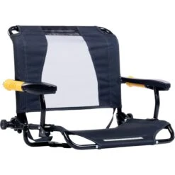 GCI Outdoor Stadium Rock-Cliner – Portable Reclining Bleacher Seat with Flex-Recline Shock System