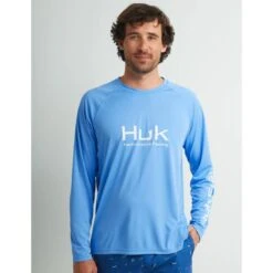 HUK Men's Pursuit Long Sleeve Crew