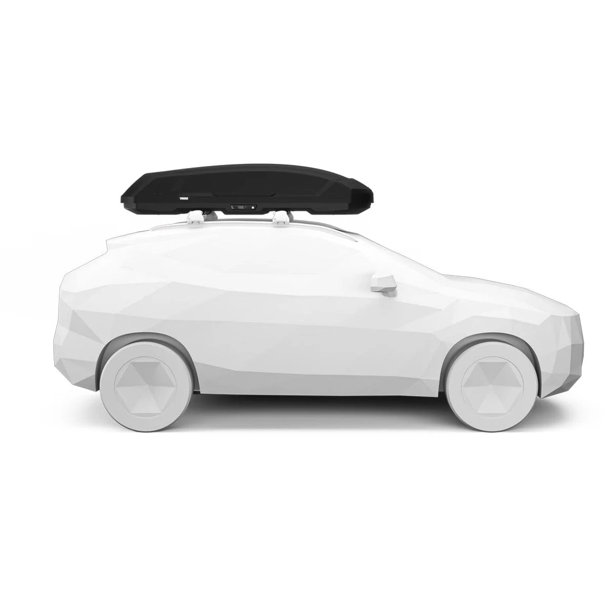 Thule Force 3 XXL Rooftop Cargo Box - 22 Cu Ft Black AeroSkin Large Capacity Carrier 2 Thule Force 3 XXL Rooftop Cargo Box - 22 Cu Ft Black AeroSkin Large Capacity Carrier - Image 2