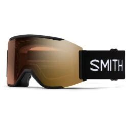 Smith Squad Mag Photochromic Black/ChromaPop Pro Photochromic Gold Mirror/ChromaPop Storm Blue Sensor Mirror Snow Goggles