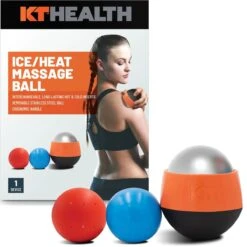 KT Tape Recovery+ Ice/Heat Massage Ball – 3-in-1 Cold & Hot Therapy Deep Tissue Roller