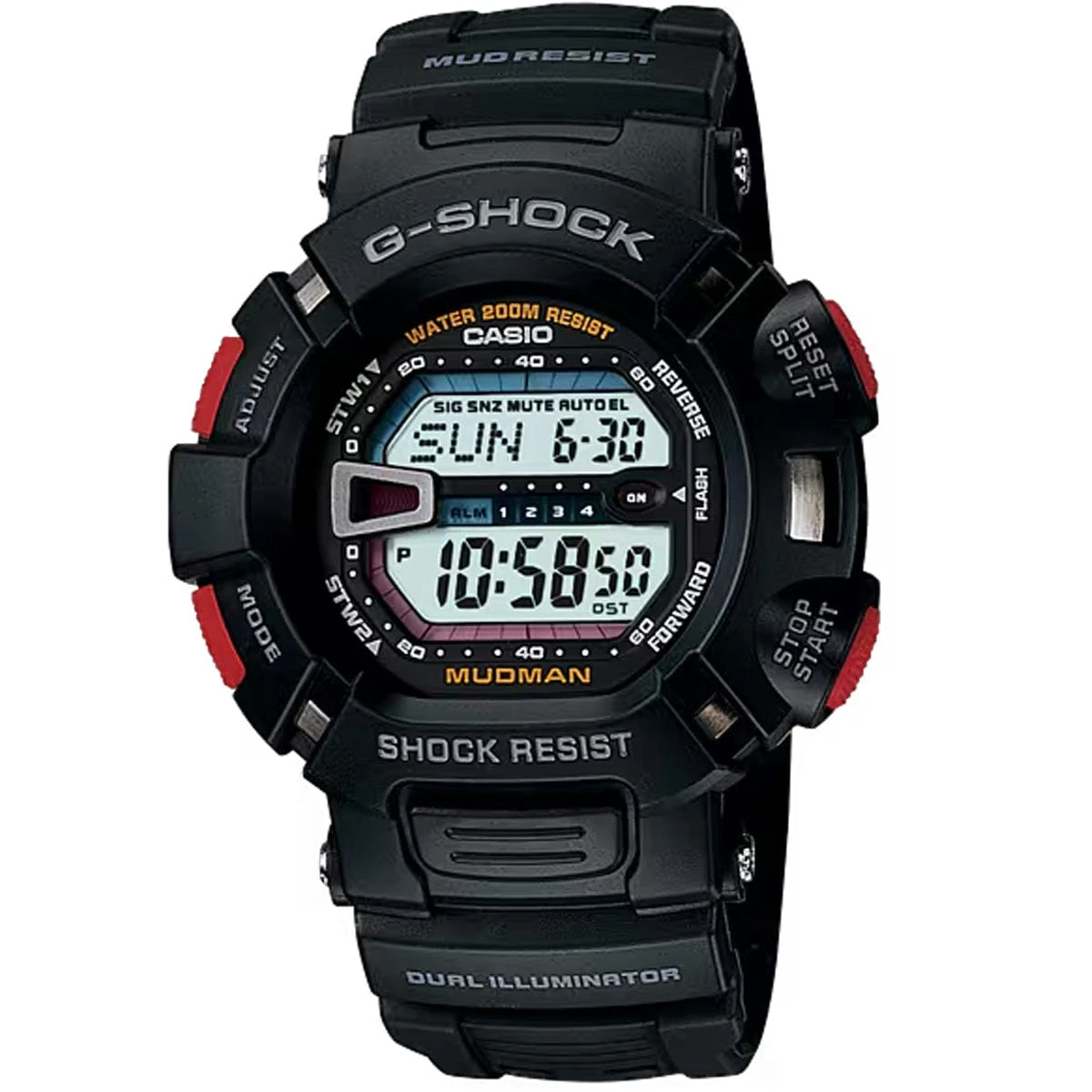 Casio G-Shock G9000-1V MUDMAN – Black Digital Mud & Shock Resistant Sport Watch 1 Casio G-Shock G9000-1V MUDMAN – Black Digital Mud & Shock Resistant Sport Watch