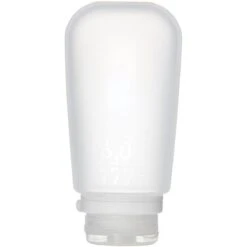 Humangear GoToob+ XL 6oz Clear – Leakproof Silicone Travel Bottle with LoopLock