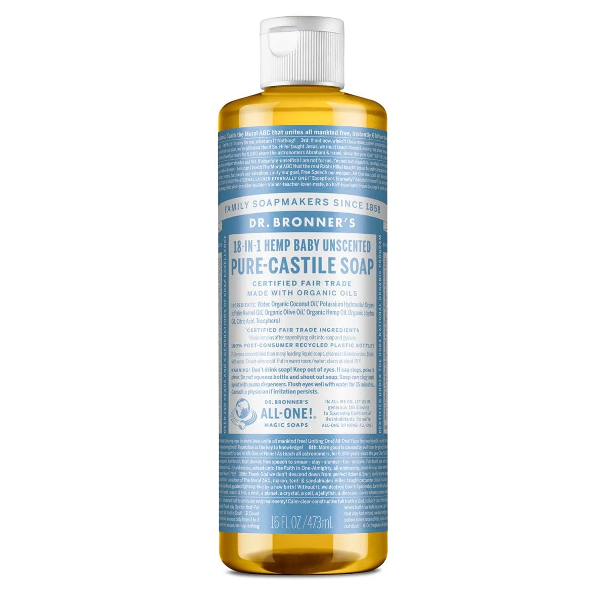 Dr. Bronner's Castile Liquid Soap 5 Dr. Bronner's Castile Liquid Soap - Image 5