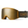 Smith Squad Mag Rust/ChromaPop Sun Black Gold Mirror/Chromapop Storm Blue Sensor Mirror Snow Goggles