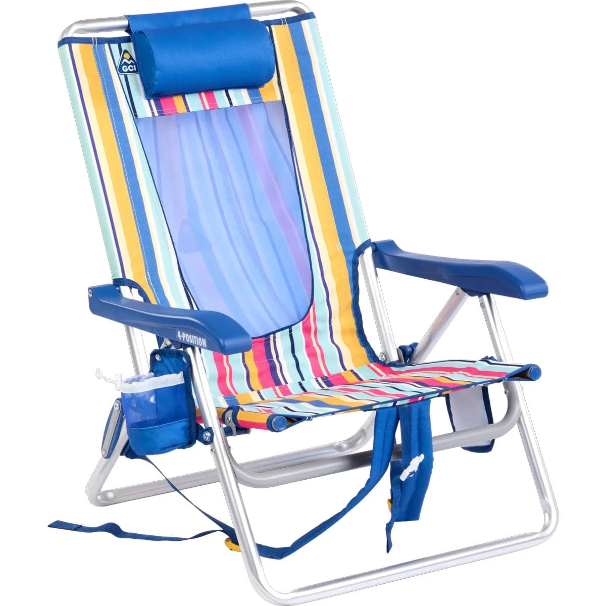 GCI Outdoor Navy Blue Backpack Beach Chair – 4-Position Recline Lightweight Aluminum Frame 1 GCI Outdoor Navy Blue Backpack Beach Chair – 4-Position Recline Lightweight Aluminum Frame