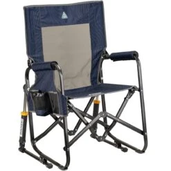 GCI Outdoor Stowaway Rocker – Portable Compact Folding Rocking Chair with Spring-Action Tech