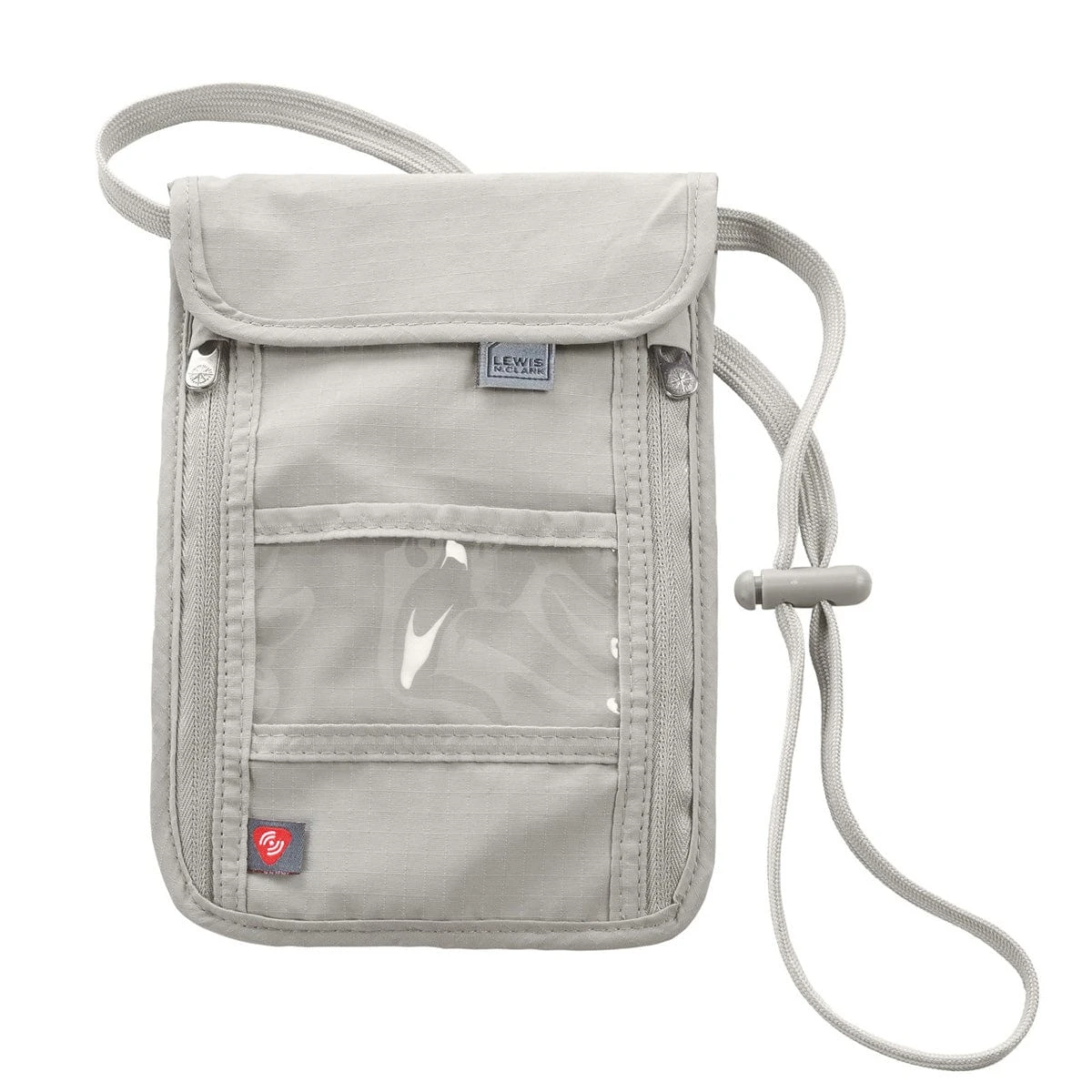 Lewis N Clark RFID-Blocking Datablock Neck Stash - Ultra-Lightweight Rip-stop Nylon Travel Wallet 3 Lewis N Clark RFID-Blocking Datablock Neck Stash - Ultra-Lightweight Rip-stop Nylon Travel Wallet - Image 3