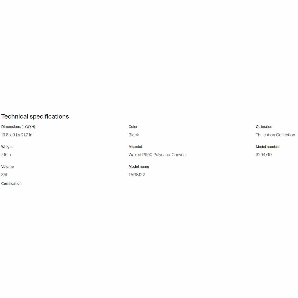 Thule Aion Carry On Spinner 35L 5 Thule Aion Carry On Spinner 35L - Image 5