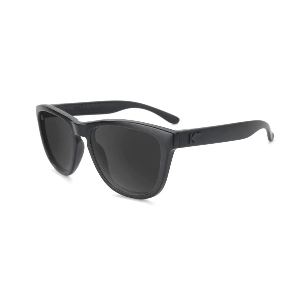 Knockaround Kids Premiums Sunglasses - Black On Black 1 Knockaround Kids Premiums Sunglasses - Black On Black