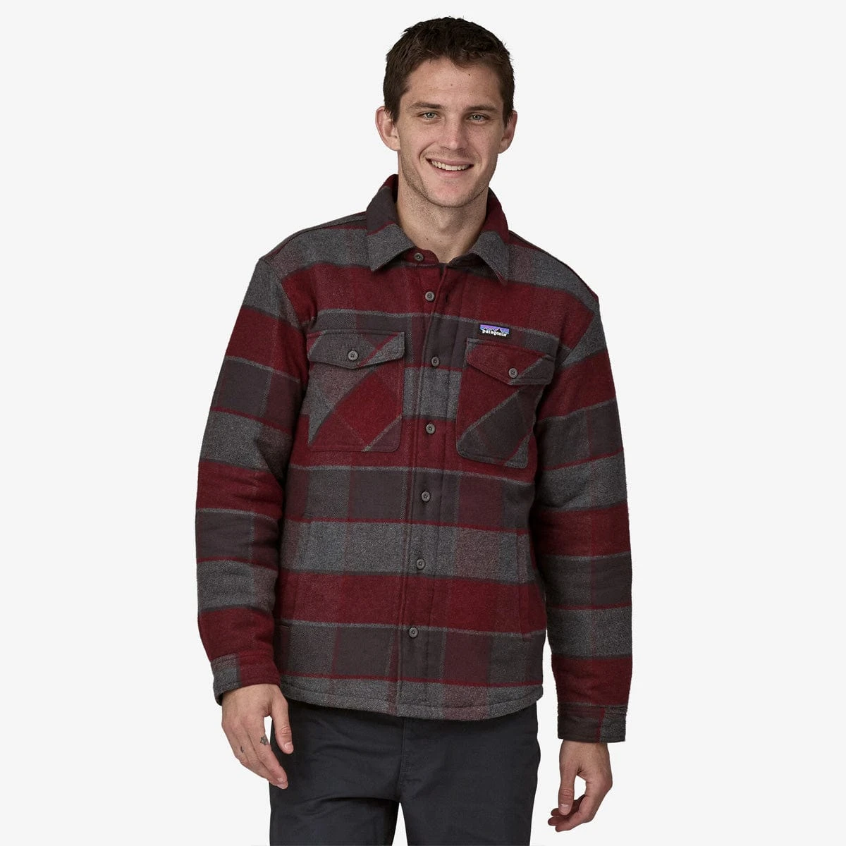 Patagonia Men's LW Insulated Fjord Flannel Shirt 5 Patagonia Men's LW Insulated Fjord Flannel Shirt - Image 5