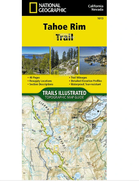 National Geographic Trails Illustrated Tahoe Rim Trail Map 2 National Geographic Trails Illustrated Tahoe Rim Trail Map - Image 2