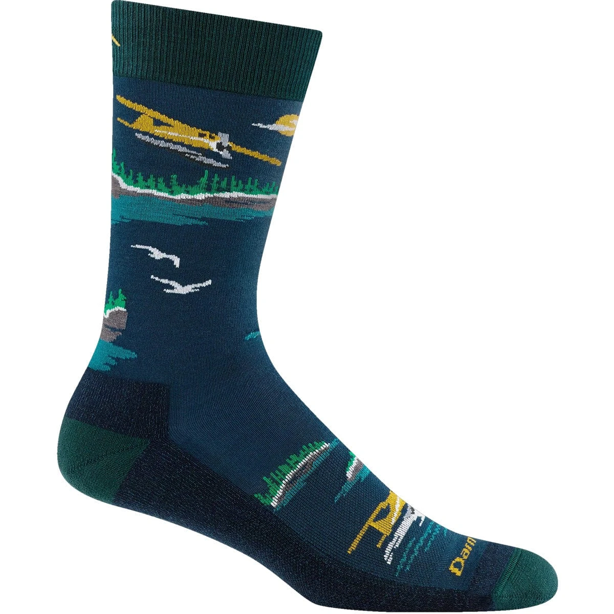 Darn Tough Men's Float Boat Crew Lightweight With Cushion Socks 2 Darn Tough Men's Float Boat Crew Lightweight With Cushion Socks - Image 2