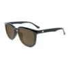 Knockaround Paso Robles Sunglasses - Glossy Black And Tortoise Shell Fade / Amber