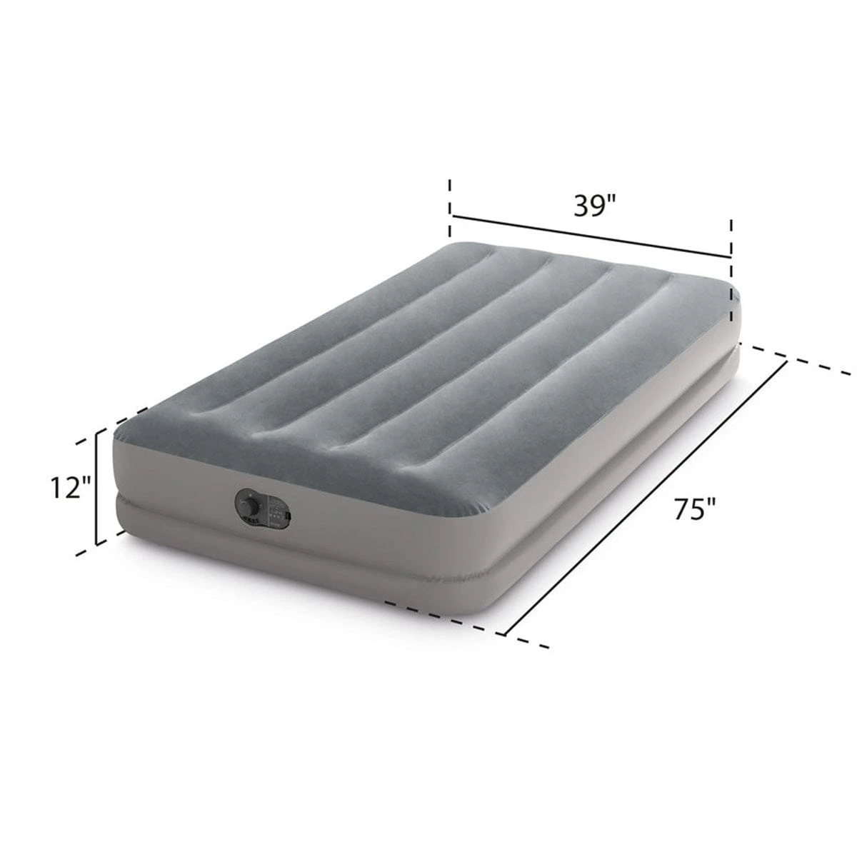 Intex Twin DuraBeam Prestige Airbed W/ Fastfill USB Pump 2 Intex Twin DuraBeam Prestige Airbed W/ Fastfill USB Pump - Image 2