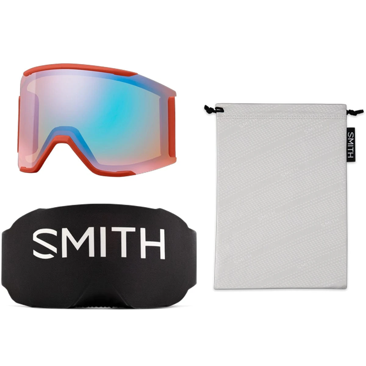 Smith Squad Mag Rust/ChromaPop Sun Black Gold Mirror/Chromapop Storm Blue Sensor Mirror Snow Goggles 2 Smith Squad Mag Rust/ChromaPop Sun Black Gold Mirror/Chromapop Storm Blue Sensor Mirror Snow Goggles - Image 2