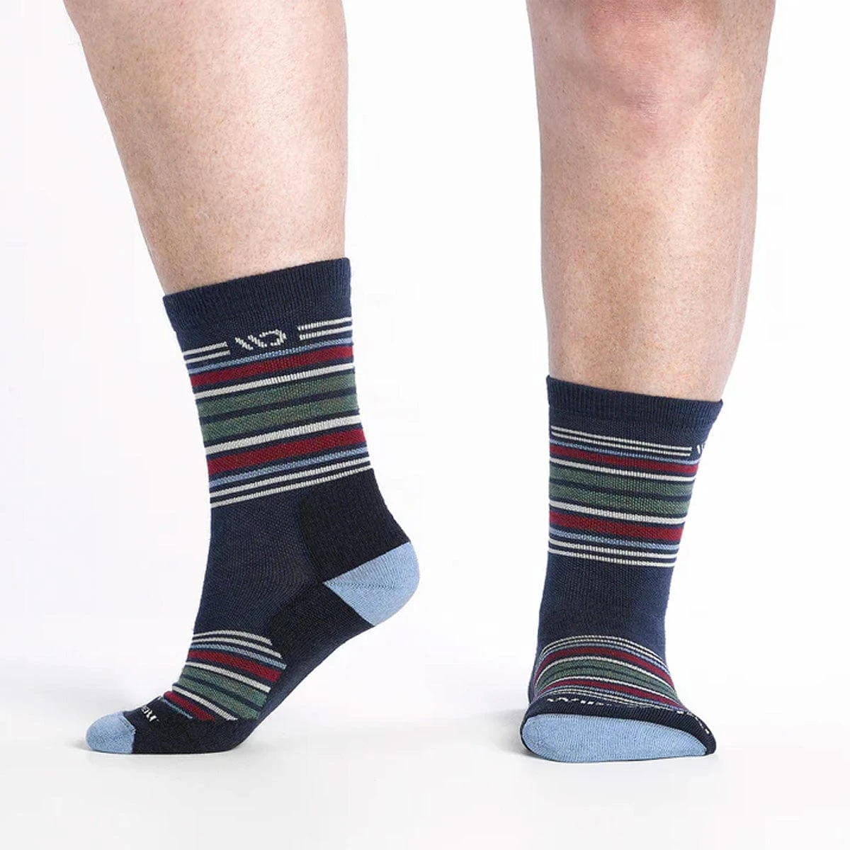 Wide Open By Darn Tough Men's Multi Stripe Midweight Micro Crew Sock 2 Wide Open By Darn Tough Men's Multi Stripe Midweight Micro Crew Sock - Image 2