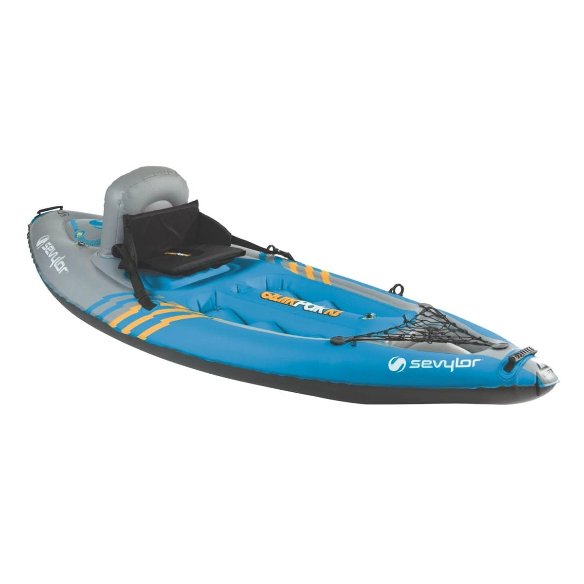 Sevylor QuickPak K1 Inflatable Kayak – Portable 1-Person Sit-On-Top with Integrated Backpack Seat System 2 Sevylor QuickPak K1 Inflatable Kayak – Portable 1-Person Sit-On-Top with Integrated Backpack Seat System - Image 2