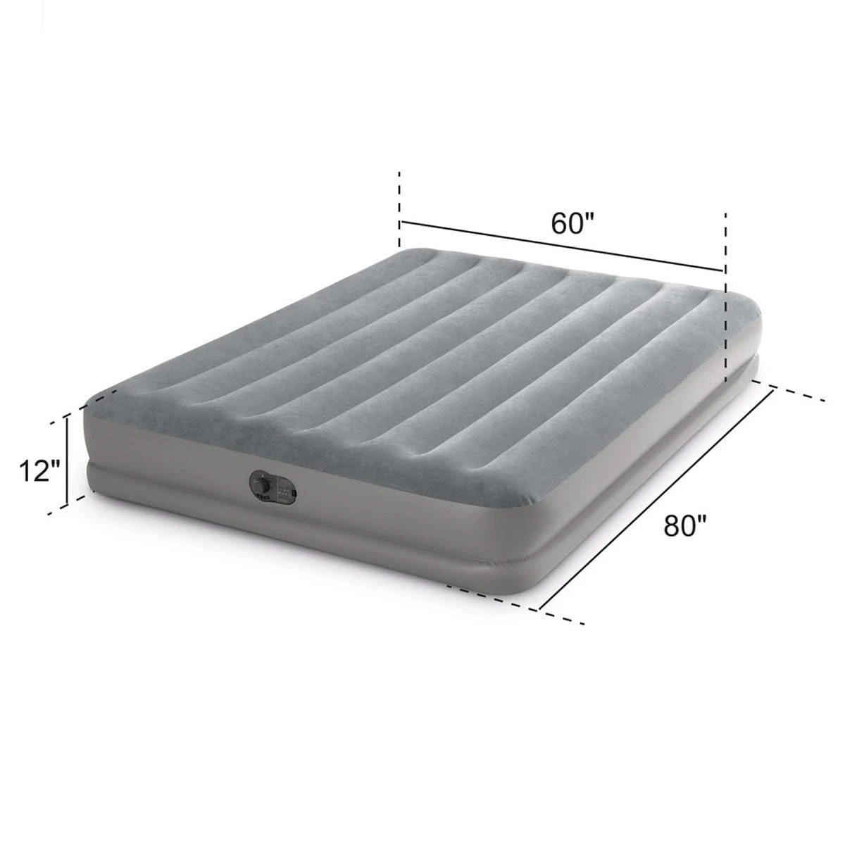 Intex Queen Dura Beam Prestige Airbed W/ Fastfill USB Pump 2 Intex Queen Dura Beam Prestige Airbed W/ Fastfill USB Pump - Image 2