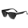 Knockaround Seventy Nines Sunglasses in Obsidian - Black to Clear Fade Retro Polarized