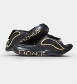 Womens Luxe Sports Recovery Slides Blackout By Tronus Footwear -Campmor Outdoor Clothing blackout final v1 049d418a 04f0 4608 bb39 40612cb4328b