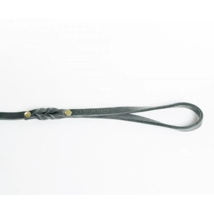 Butter Leather City Dog Leash - Timeless Grey By Molly And Stitch US 5 Butter Leather City Dog Leash - Timeless Grey By Molly And Stitch US - Image 5