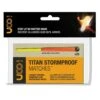 UCO Titan High-Visibility Orange Case – Stormproof 25-Pack Windproof Survival Match Kit