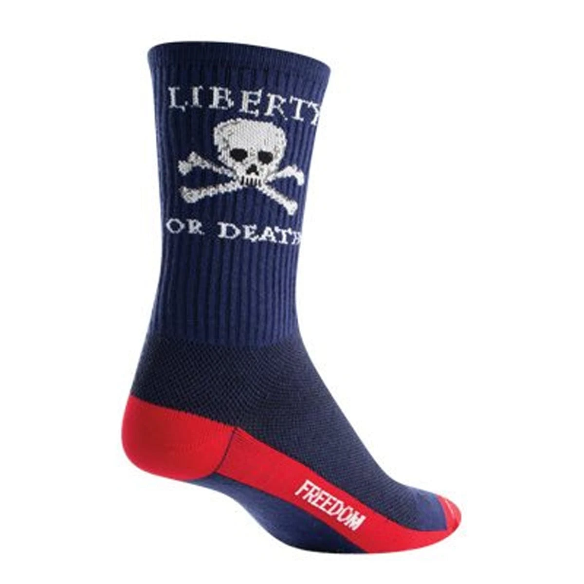 SockGuy Liberty Or Death 6 Inch Crew Sock 1 SockGuy Liberty Or Death 6 Inch Crew Sock
