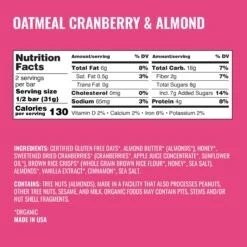 Kate's Oatmeal Cranberry & Almond Bar 5 Kate's Oatmeal Cranberry & Almond Bar -Campmor Outdoor Clothing c 59bf72a5 e47e 4d9f a3a9 aa7f33fff333
