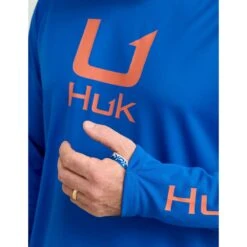 HUK Men's Icon Long Sleeve Hoodie -Campmor Outdoor Clothing c 947b69ec 6913 4faa 93ae 2b7ba969b6d5