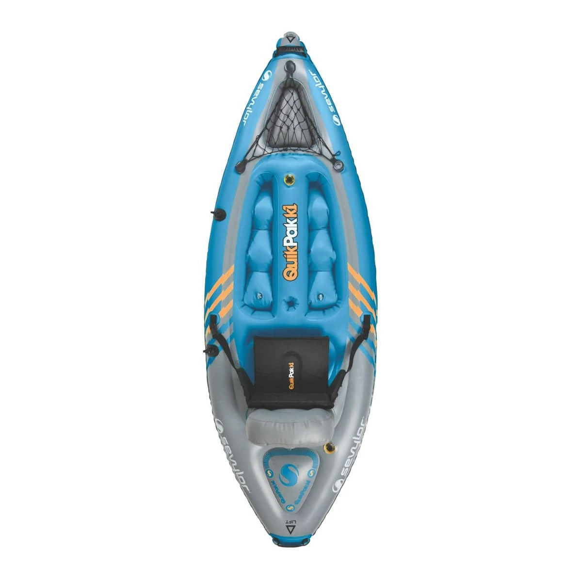 Sevylor QuickPak K1 Inflatable Kayak – Portable 1-Person Sit-On-Top with Integrated Backpack Seat System 3 Sevylor QuickPak K1 Inflatable Kayak – Portable 1-Person Sit-On-Top with Integrated Backpack Seat System - Image 3