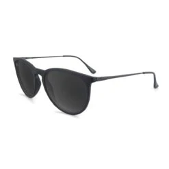 Knockaround Mary Janes Matte Black on Black – Polarized Retro Sunglasses