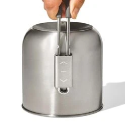 OXO Lightweight Stainless Steel Camp Stove Kettle with Retractable Silicone Handle 10 OXO Lightweight Stainless Steel Camp Stove Kettle with Retractable Silicone Handle -Campmor Outdoor Clothing c b99fea22 d806 4d2b 8fa0 205c393d4d55