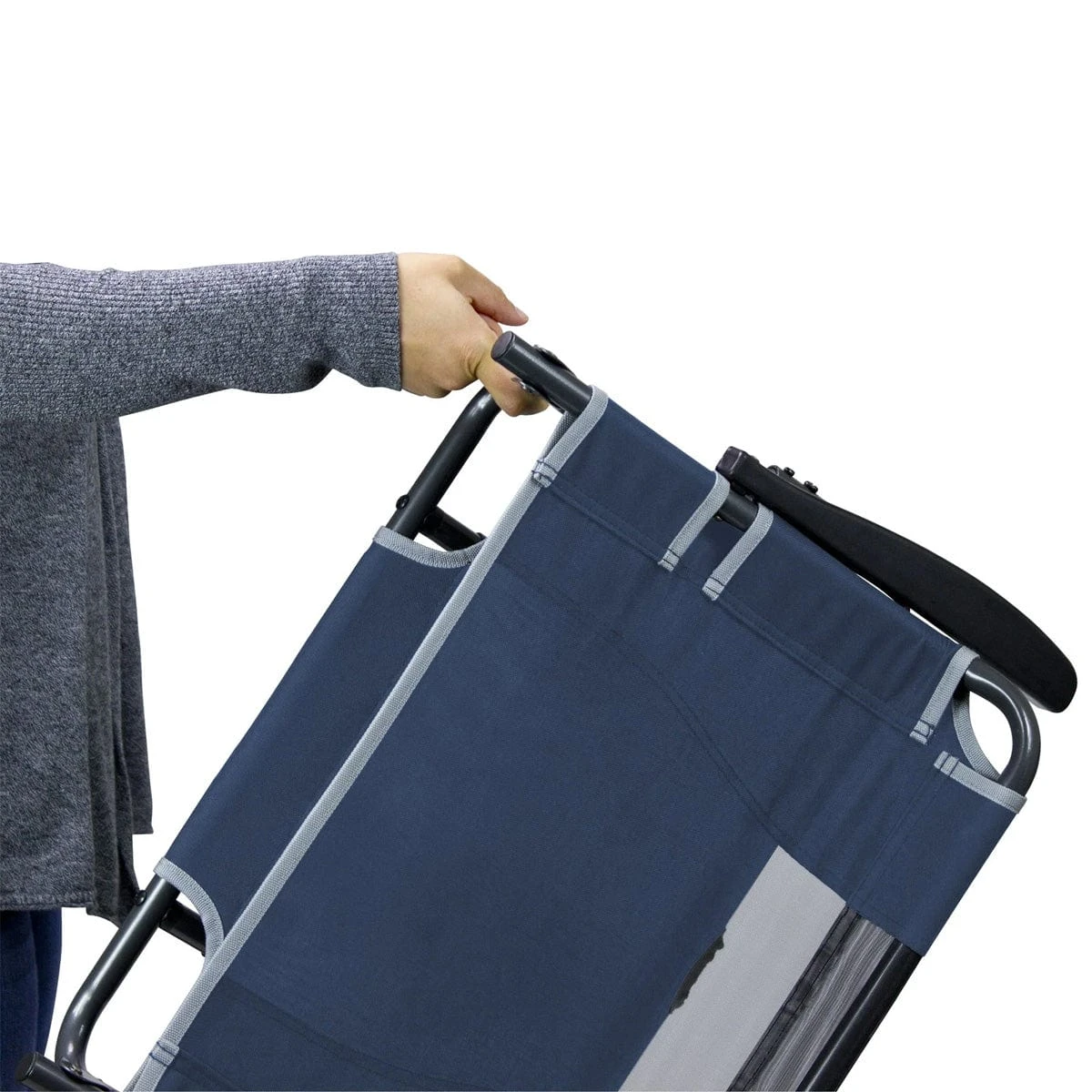 GCI Outdoor Big Comfort Stadium Chair with Armrests – Black & Charcoal Mesh Ergonomic Bleacher Seat 3 GCI Outdoor Big Comfort Stadium Chair with Armrests – Black & Charcoal Mesh Ergonomic Bleacher Seat - Image 3