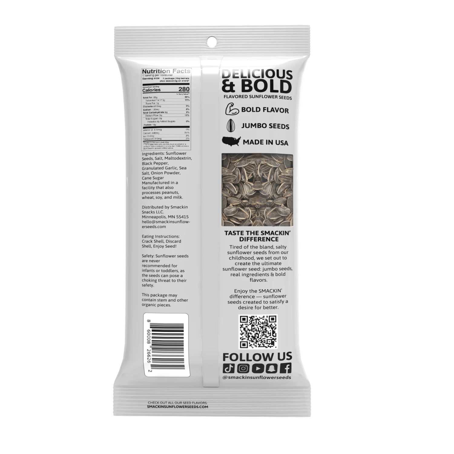 CRACKED PEPPER By SMACKIN' Sunflower Seeds 10 CRACKED PEPPER By SMACKIN' Sunflower Seeds - Image 10