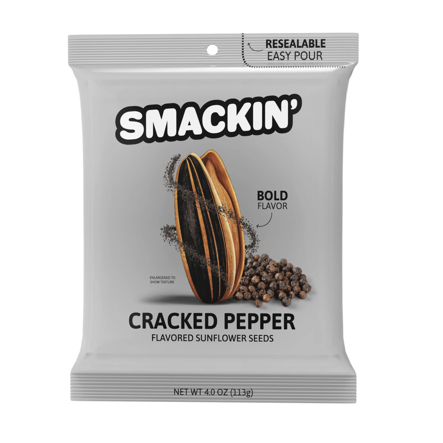 CRACKED PEPPER By SMACKIN' Sunflower Seeds 1 CRACKED PEPPER By SMACKIN' Sunflower Seeds