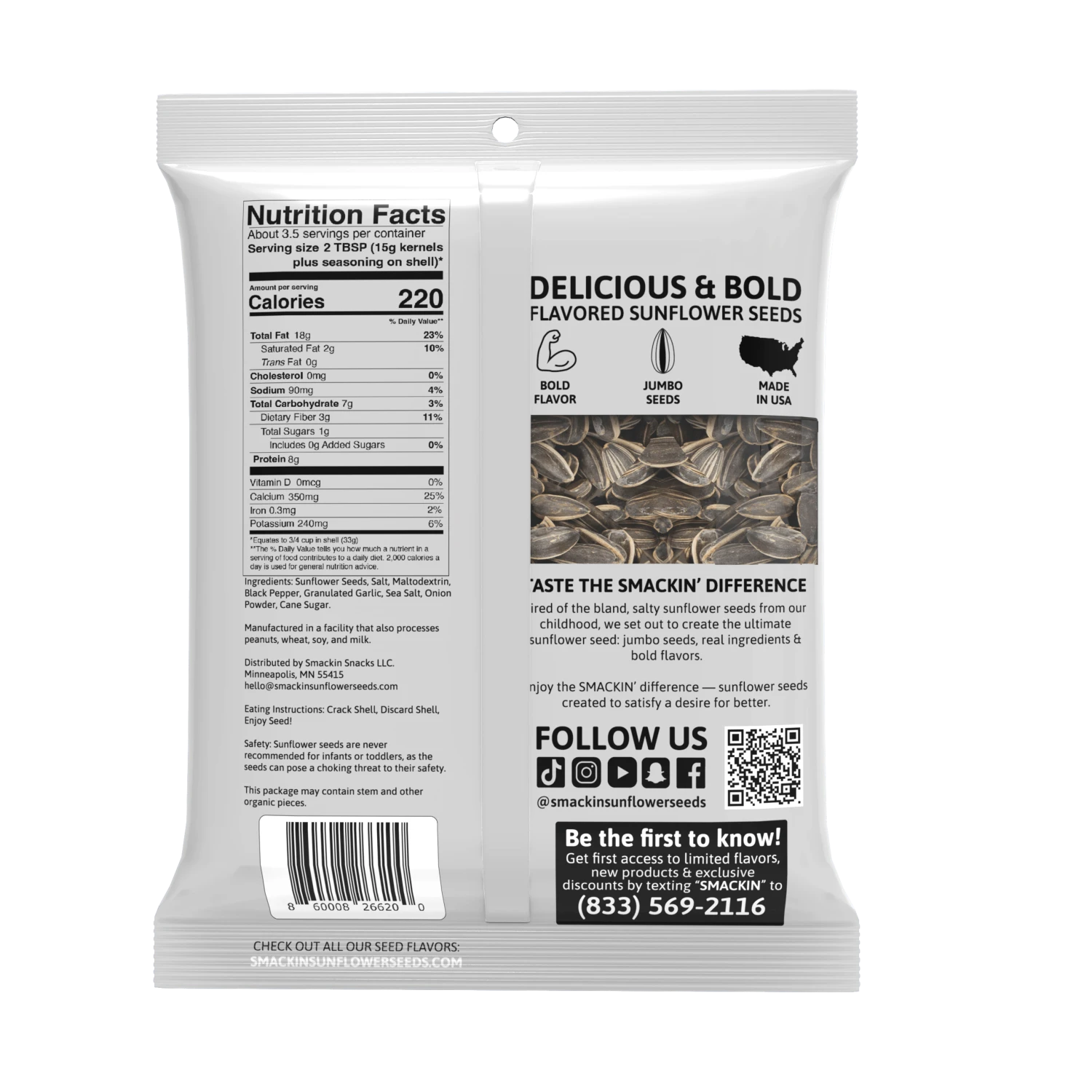 CRACKED PEPPER By SMACKIN' Sunflower Seeds 9 CRACKED PEPPER By SMACKIN' Sunflower Seeds - Image 9