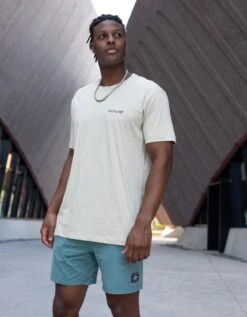 FIGHT AGAINST BORING RETRO - CREAM PRIMO GRAPHIC TEE By Bajallama -Campmor Outdoor Clothing cream fight against boring retro print graphic tee lifestyle