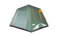 Crua Outdoors Noir 6 | Full Flysheet With Awning -Campmor Outdoor Clothing crua noir 6 full flysheet door closed 45 degree jpg