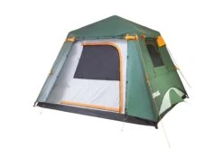 Crua Outdoors Noir 6 | Full Flysheet With Awning -Campmor Outdoor Clothing crua noir 6 full flysheet door rolled 15 degree jpg