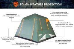 Crua Outdoors Noir 6 | Full Flysheet With Awning