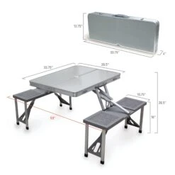 Aluminum Portable Picnic Table With Seats By Picnic Time Family Of Brands -Campmor Outdoor Clothing ctpsghkve3ayat7wntvi 11098873 f567 45d6 bdd0 913733492420